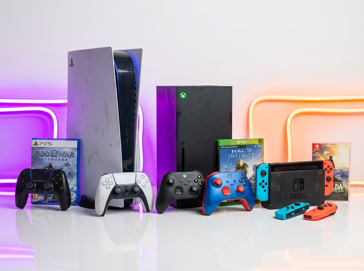 İkinci el oyun konsolleri - PS5, Xbox, Nintendo